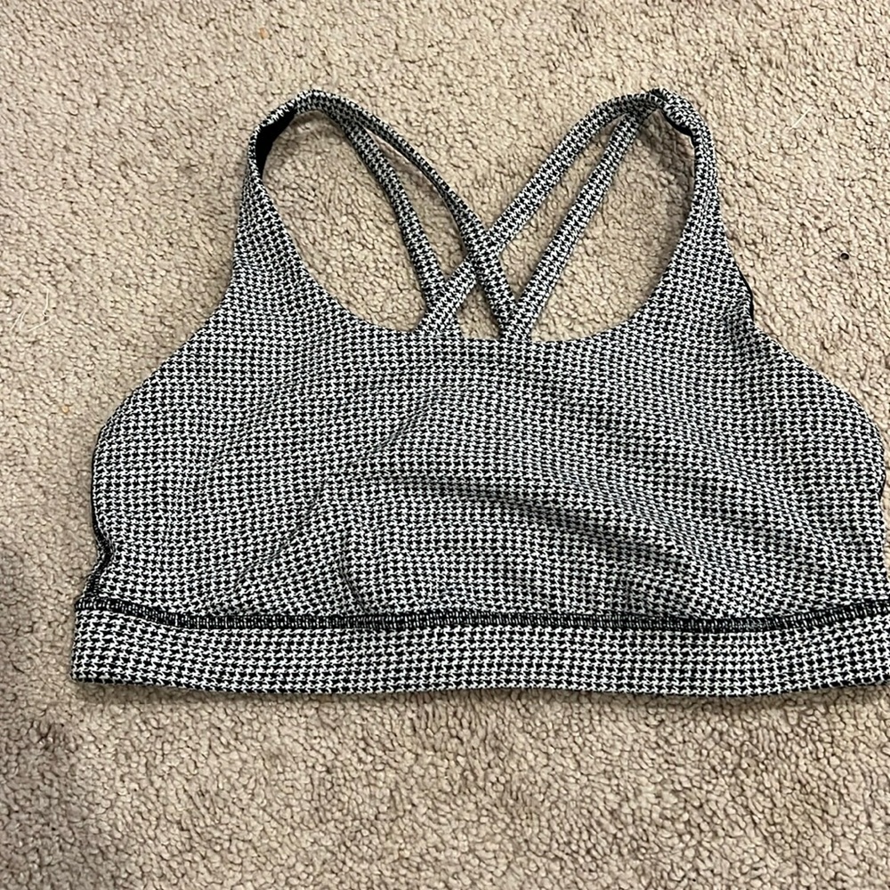 Lululemon size 12 houndstooth bra